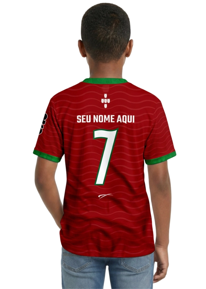 Camisa Portugal - Vermelho
