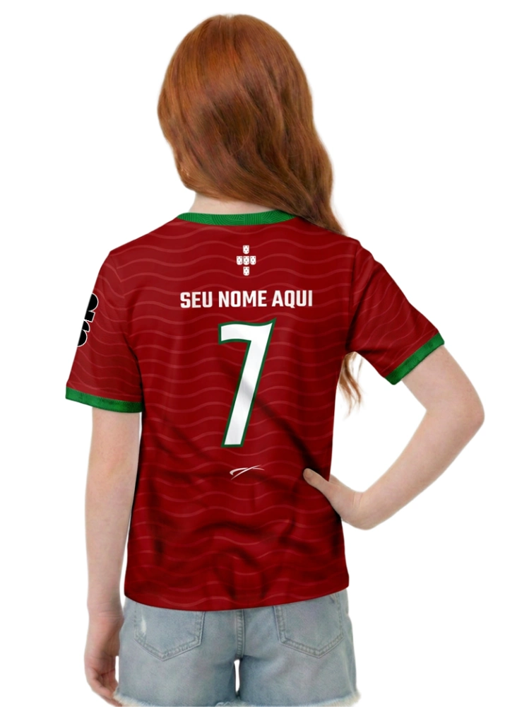 Camisa Portugal - Vermelho