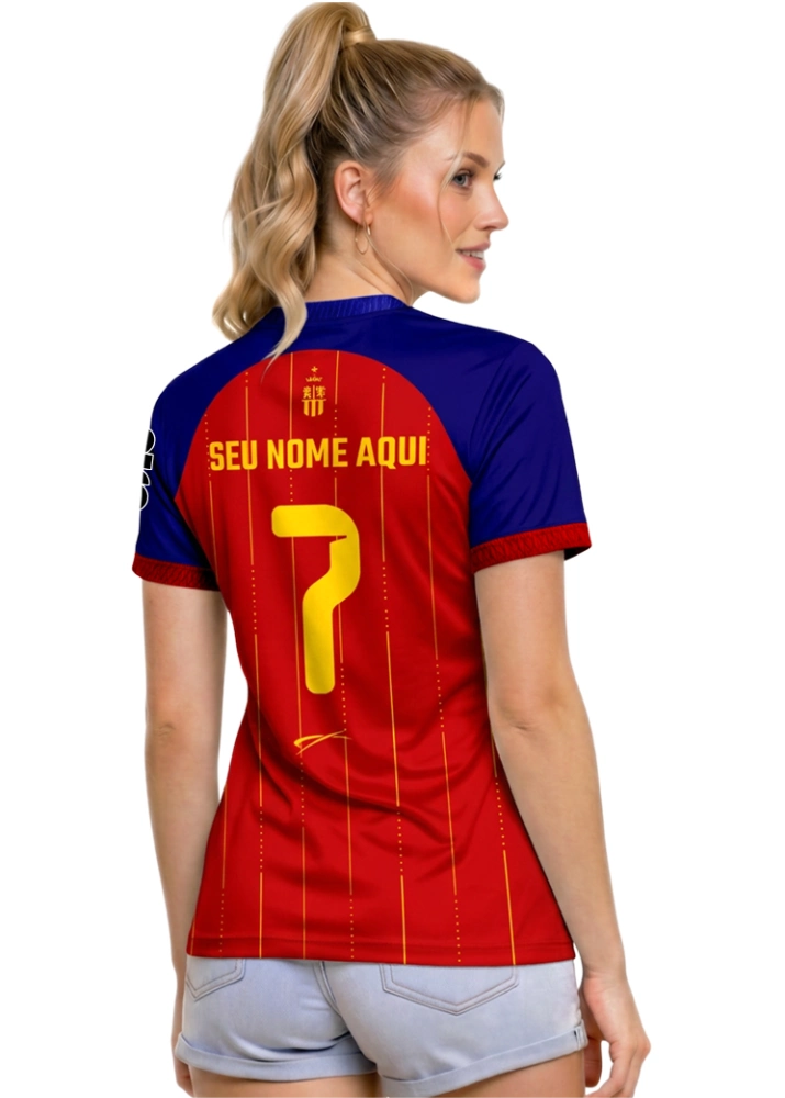 Camisa Espanha - Vermelho