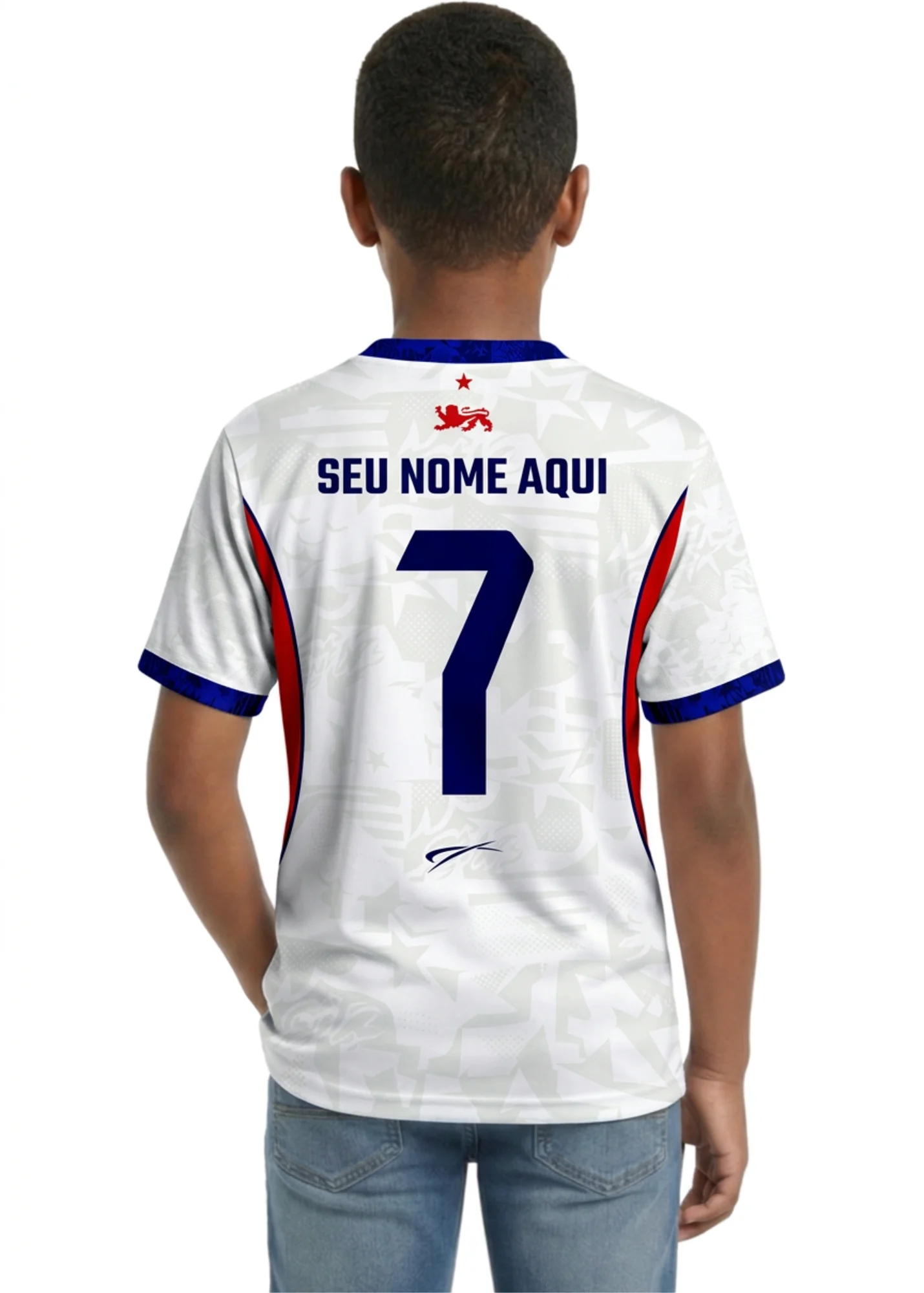 Camisa da Inglaterra - Infantil - Branco