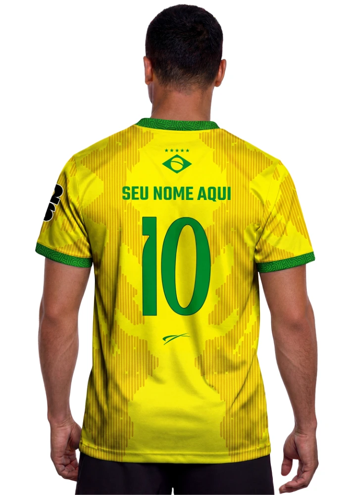 Camisa Brasil - Amarelo