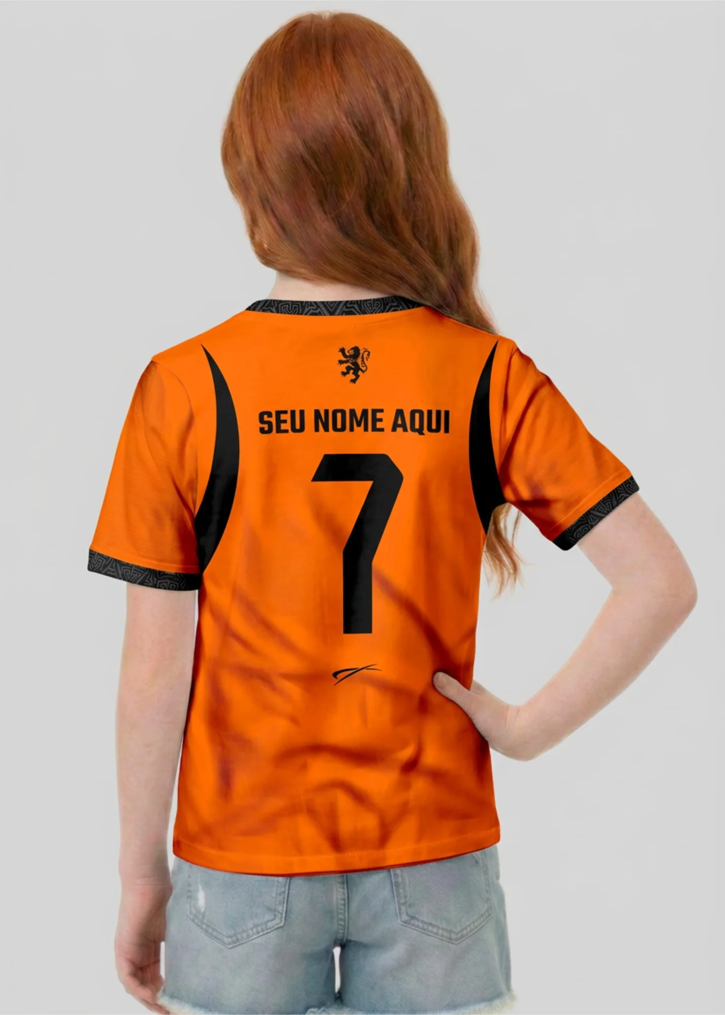 Camisa da Holanda - Infantil - Laranja